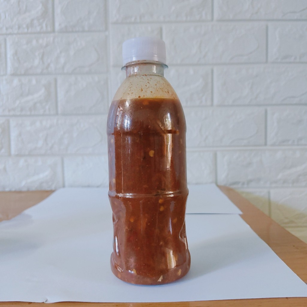 Mắm cá cơm quê Bình Định loại 1 hiệu Cô Chà chai 300gr  - Đặc sản xứ Nẫu - Ảnh thật