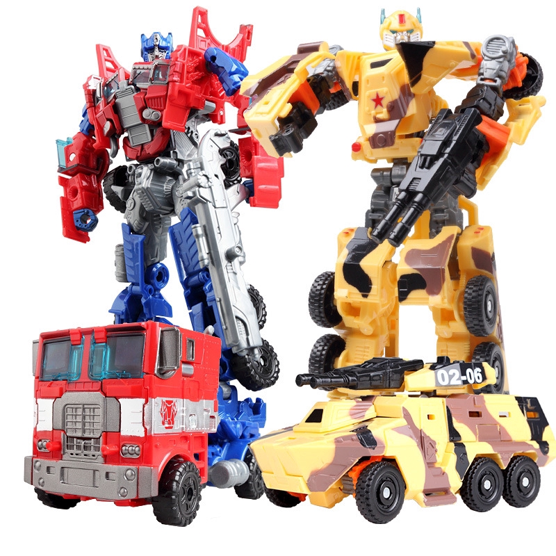 Mô Hình Đồ Chơi Nhân Vật Rô Bốt Biến Hình Transformers Optimus Prime/ Bumblebee