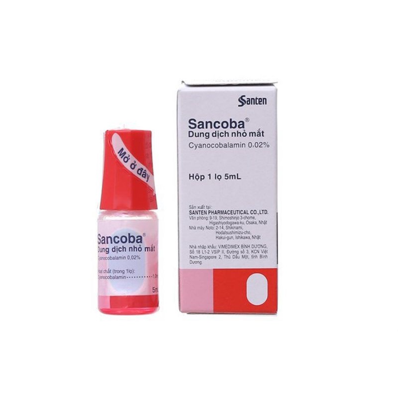 Nhỏ Mắt Sancoba Nhật Bản Tách Lẻ 1 Chai 5ml