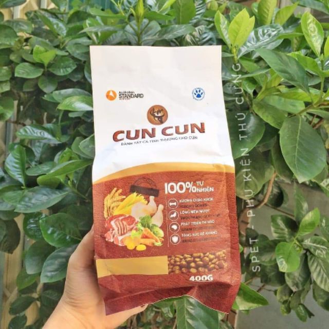 THỨC ĂN HẠT CUN CUN CHO CHÓ GÓI TO 1.5KG