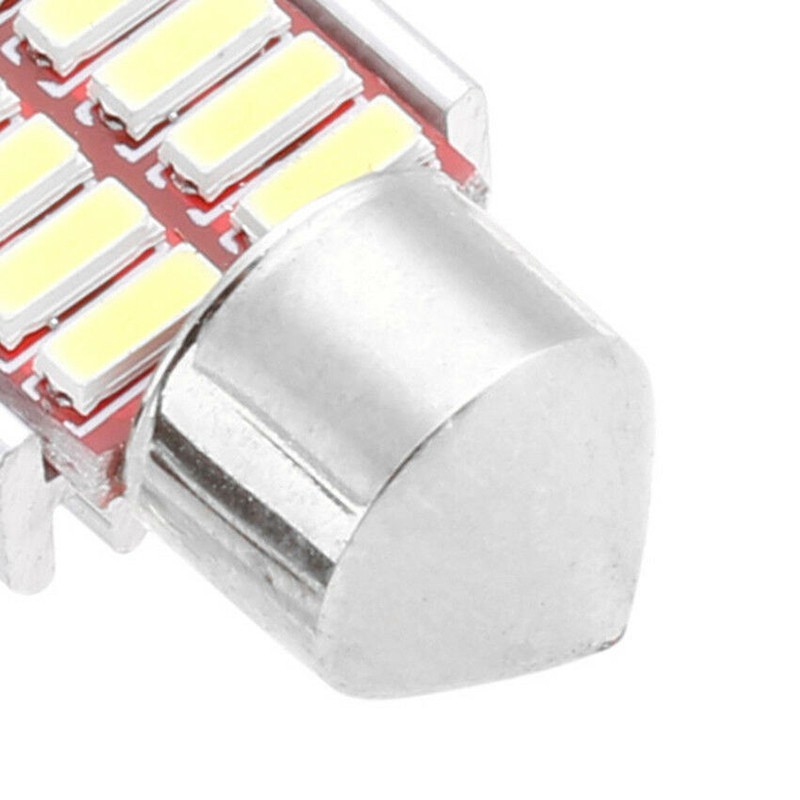 Set 2 Bóng Đèn Led Nội Thất Xe Hơi 31mm 4014 12smd C5W Tiện Dụng
