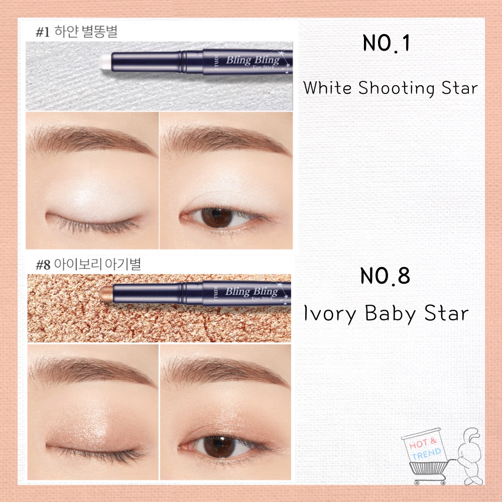 Thỏi Phấn Mắt Lấp Lánh etude house 8 Kiểu Tùy Chọn