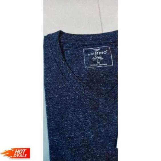 🗜 Áo thun cổ tim Aristino -3 màu | HOT TREND | new ! ↺ ♡ xả ! -