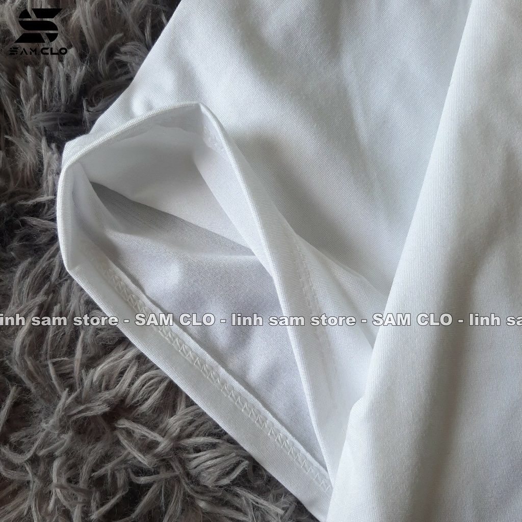 Áo thun tay lỡ nam nữ SAM CLO phông form rộng dáng Unisex - mặc cặp, nhóm, lớp in hình ĐẦU GẤU BEAR GOPS