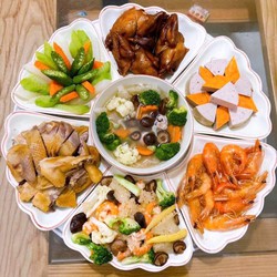 Bộ Bát Đĩa Hoa Mặt Trời _ Gốm Sứ Minh Châu Sang Trọng