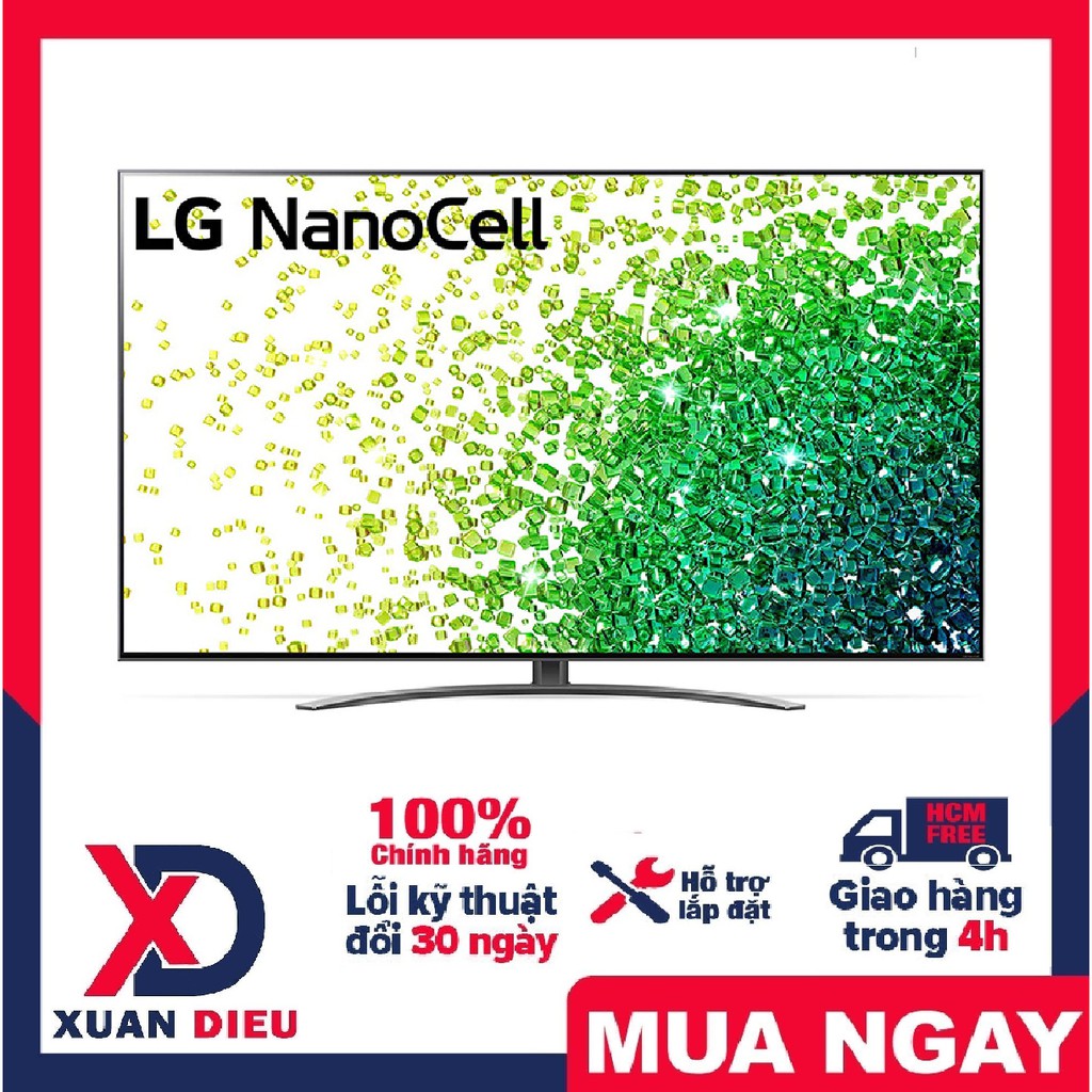Smart Tivi NanoCell LG 4K 50 inch 50NANO86TPA Mới 2021 tìm kiếm bằng giọng nói tiếng Việt,Hệ điều hành webOS 6.0