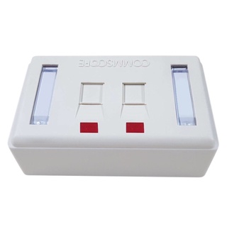 Mặt đôi ổ cắm mạng âm tường COMMSCOPE/AMP