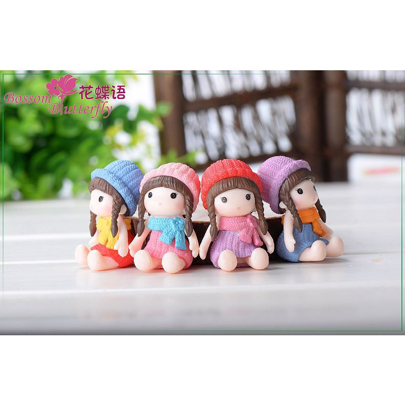 Bộ 2 búp bê tóc bím xinh xắn Minidoll