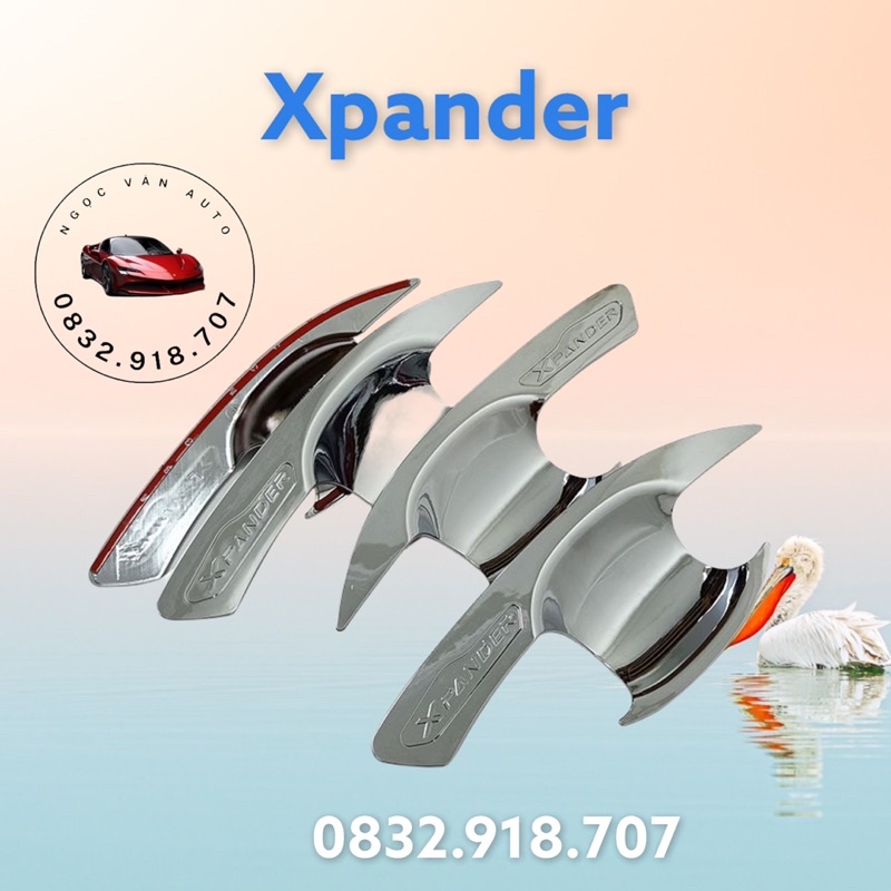 Ốp tay nắm hõm cửa Xpander 2018 - 2023 mạ crom