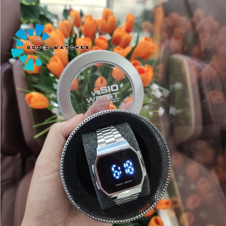 Đồng hồ nam, nữ Gozid Tráng gương LED cảm ứng cao cấp, dây thép sang trọng cho giới trẻ-Gozid.watches | WebRaoVat - webraovat.net.vn