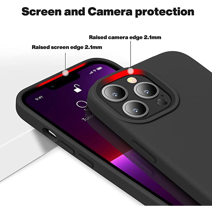 Ốp điện thoại TPU dẻo viền đen thích hợp cho IPHONE 7 8 SE 2020 7PLUS 8PLUS X XS XR XS MAX 11 11PRO 11PRO MAX 12