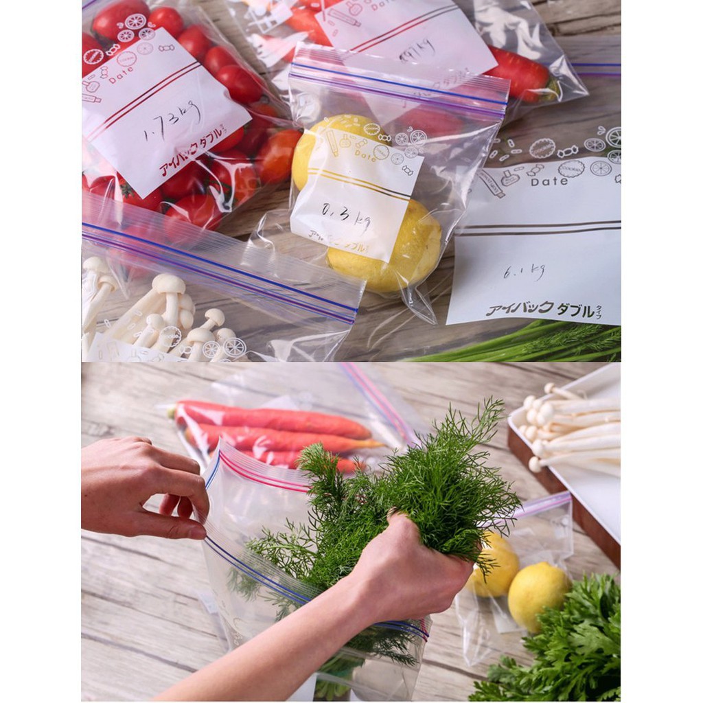 Hộp túi Zip đựng thực phẩm Nhật Bản [Combo 3 túi] | BigBuy360 - bigbuy360.vn