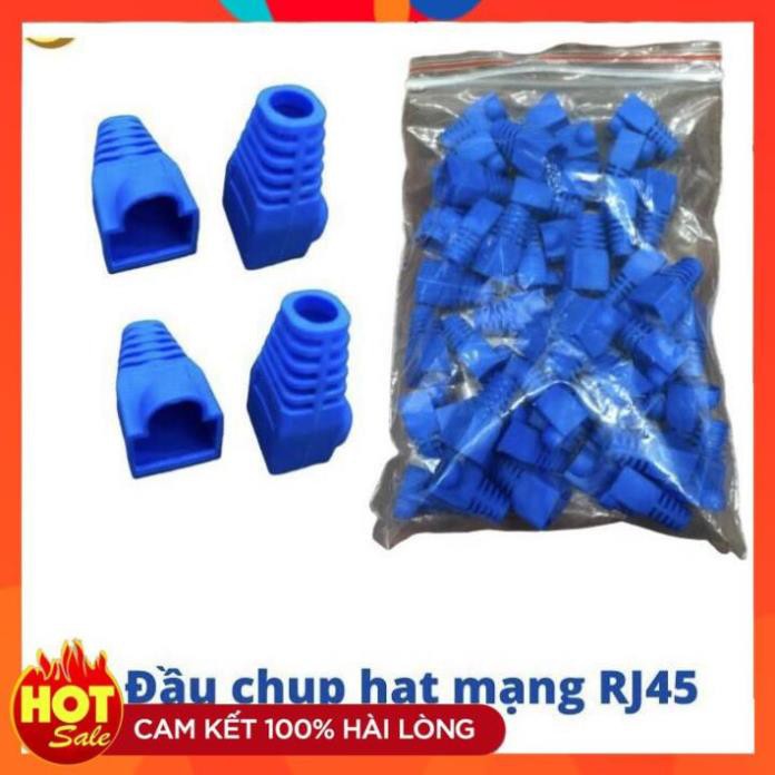 [Chính Hãng] Đầu Chụp Hạt Mạng RJ45 Túi 100 Hạt