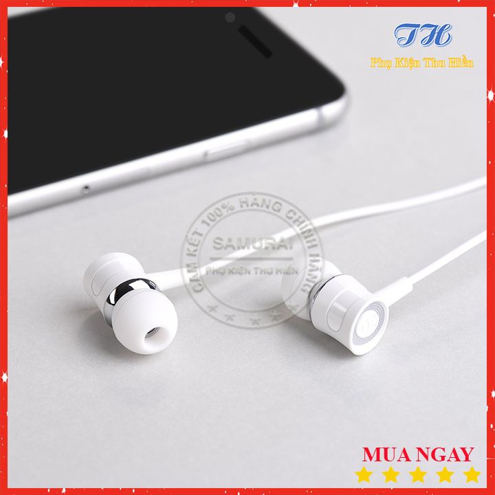 Tai Nghe Nhựa TPE Jack 3.5MM Có Mic Hoco M37 - Dài 1.2M