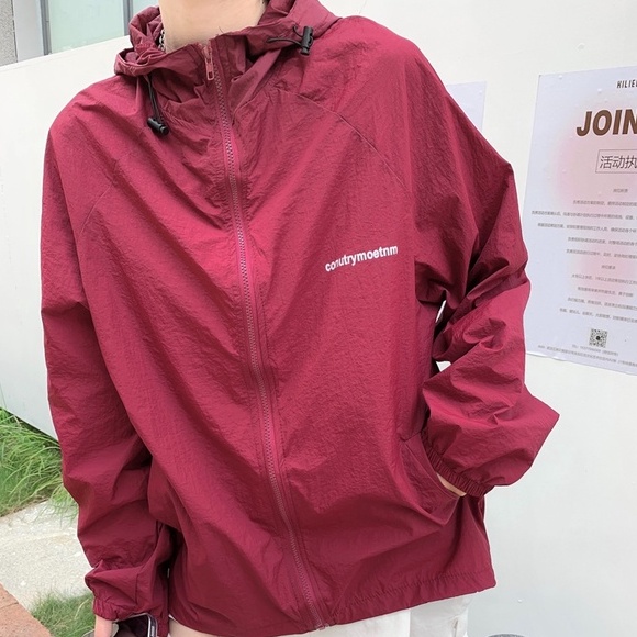 ZHELIHANGFEI Áo Khoác Chống Nắng Tay Dài Dáng Rộng Dễ Phối Đồ