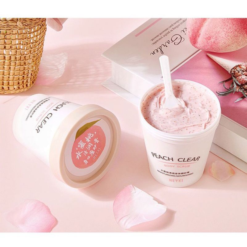 Tẩy Da chết body Đào