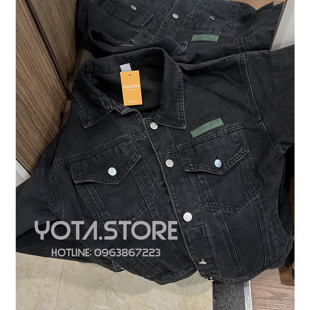 Áo khoác jeans tag xanh - KB39