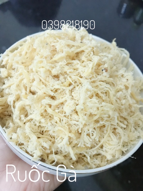 {Hạnh Gà }Ruốc Gà nhà làm  thịt tươi 500gr