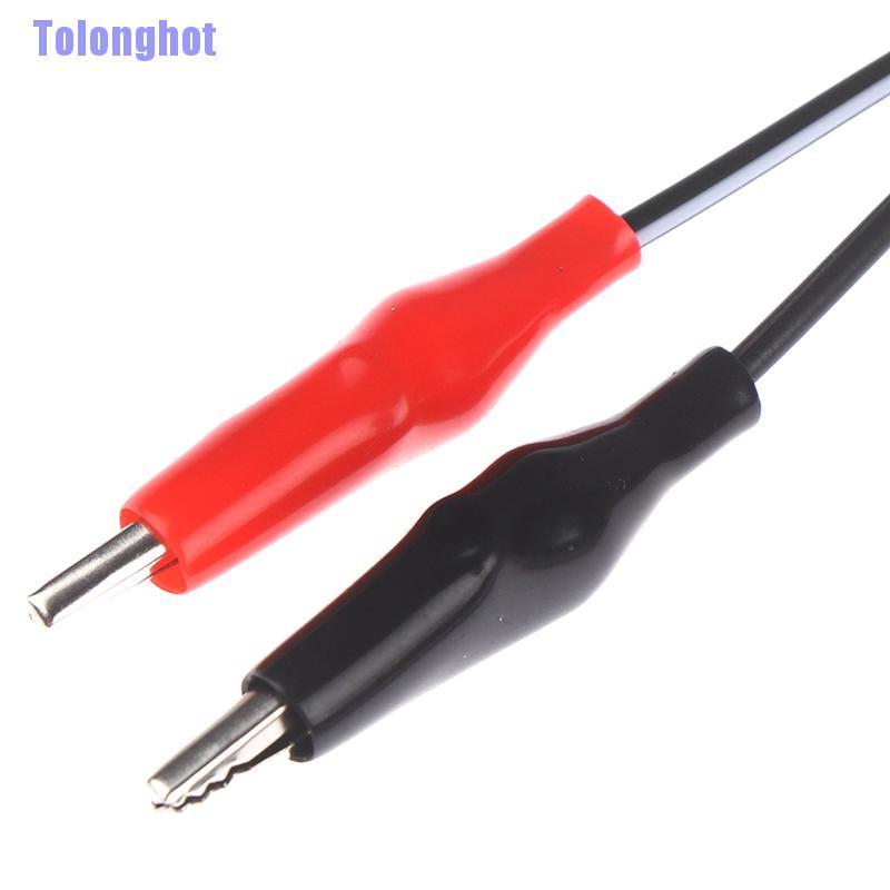 Tolonghot> 1Pc Alligator Clips Banana Plug Connection Port Power Supply Test Lead Cable Kit