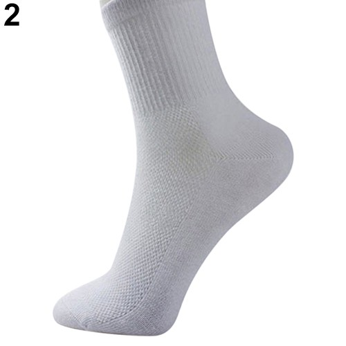 Set 5 đôi vớ thể thao cotton giữ ấm thời trang