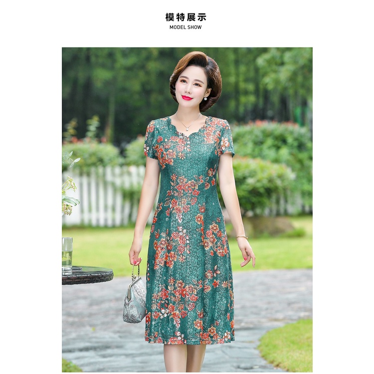 Đầm Dự Tiệc Thiết Kế Sang Trọng Thời Trang Cho Phụ Nữ Trung Niên