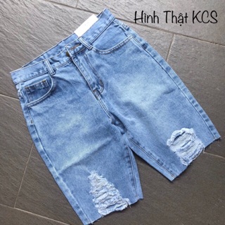 �� Quần Jeans Ngố Nữ Rách