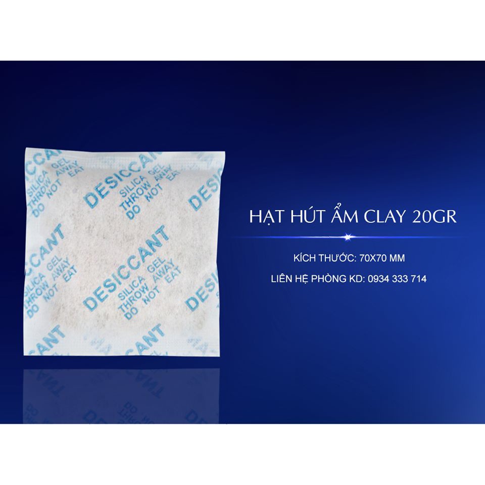 [Hot] Gói Hút Ẩm đóng túi 200g loại 1/2/5/10/50/100/200g Silicagel - Hạt chống ẩm mốc, khử mùi