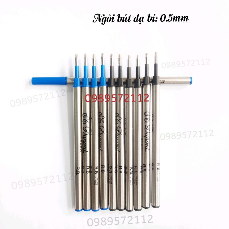 5cái Ruột bút dạ bi-ngòi dạ bi 0.5mm-ruột bút ký