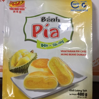 Bánh pía chay Mini Đậu - Sầu riêng (không trứng)