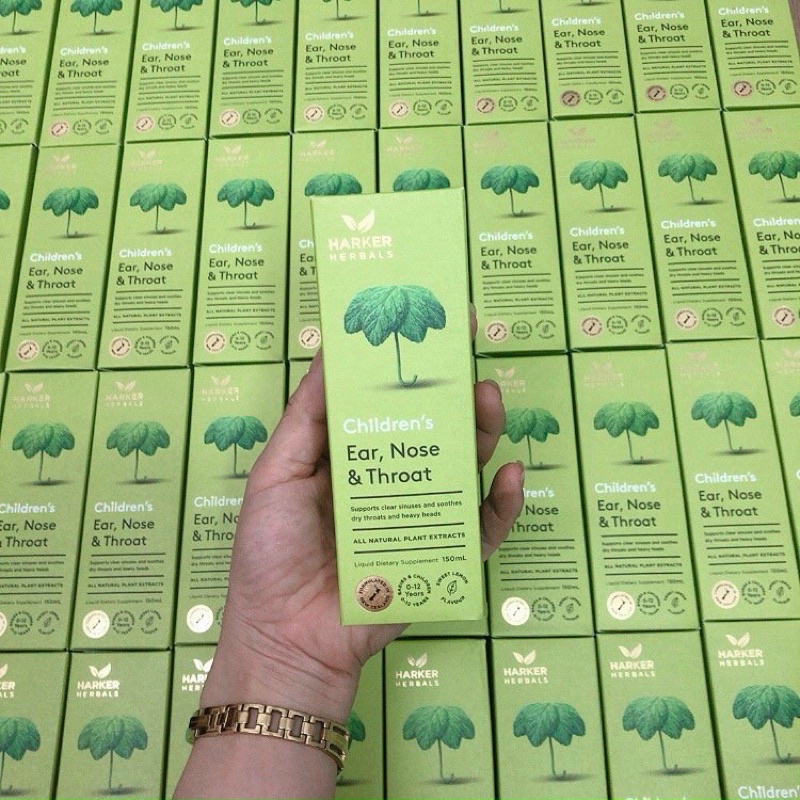 SIRO HARKER HERBALS TAI MŨI HỌNG CHO BÉ (Hacker xanh lá)