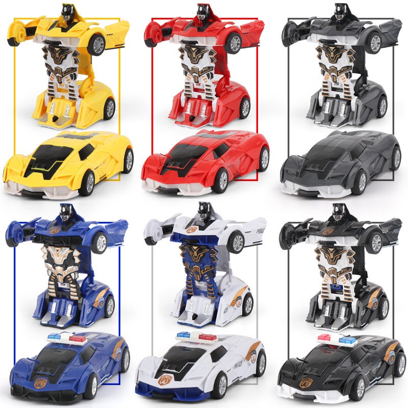 ô tô robot biến hình song quán trính cho bé trai