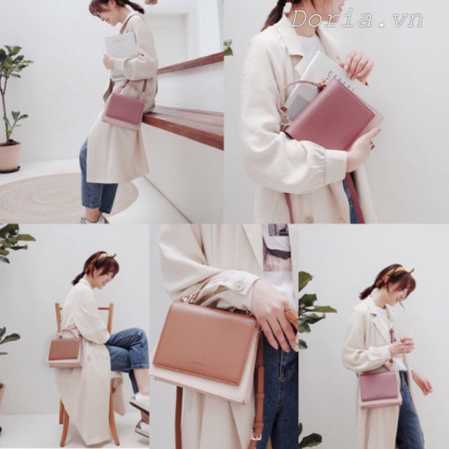 - MICOAH - Túi Đeo Chéo Nắp Vuông Micocah hot nhất 2020