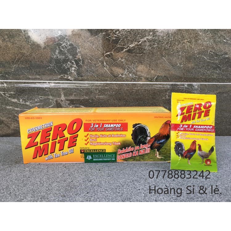 Xà bông tắm gà Zeromite .