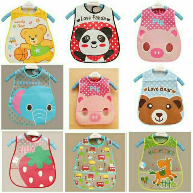 sỉ 50 Yếm ăn Ninong chống thấm có máng cho bé trai/bé gái