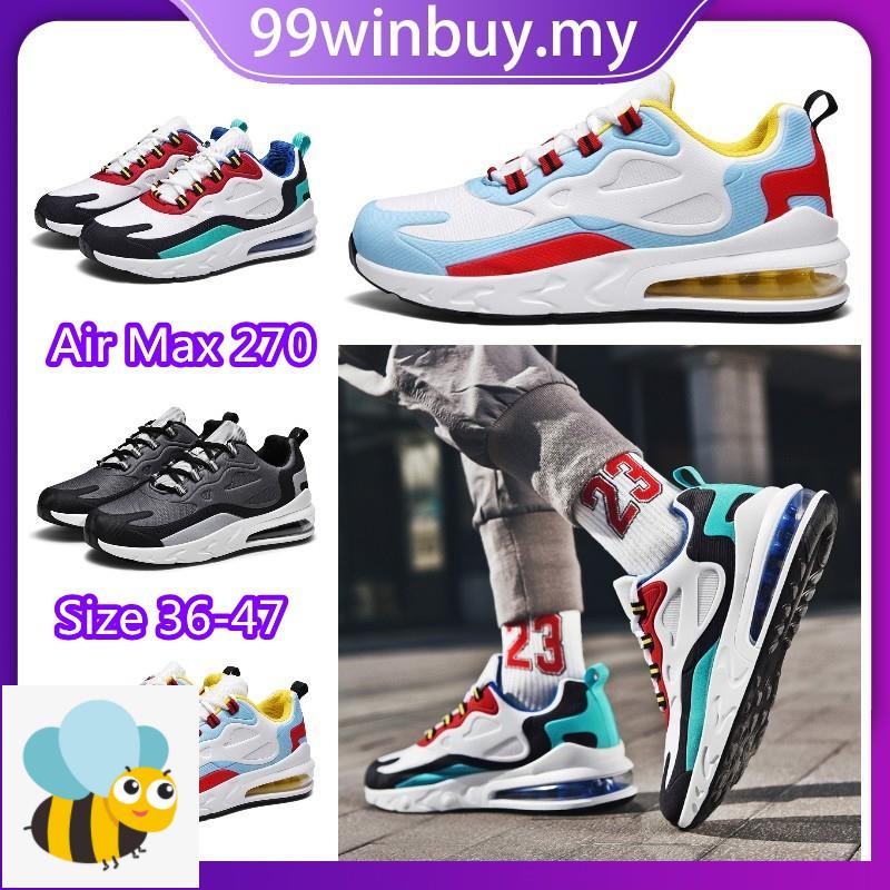 OFF WHITE Thời Trang Giày Thể Thao Air Max 270 Kasut Lelaki Phong Cách Hàn Quốc Cho Nam Và Nữ