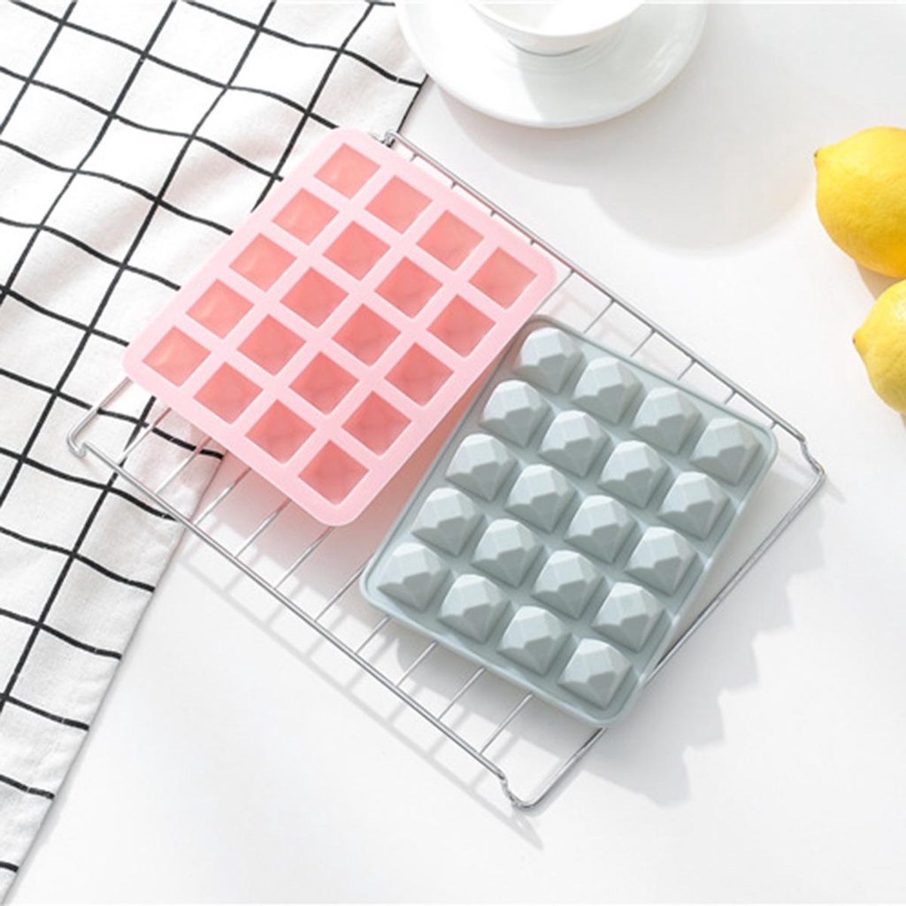 YIYU Khuôn Silicone Làm Đá / Xà Phòng 20 Ngăn Tiện Lợi