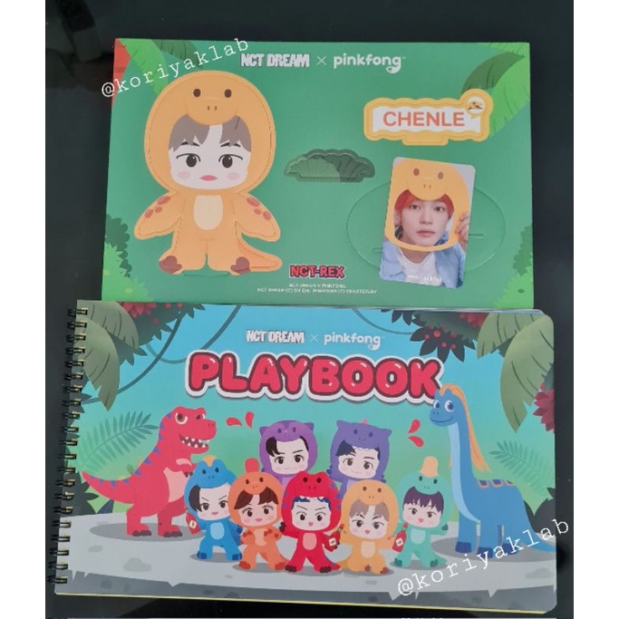 sổ tay Pinkfong playbook+ standee jeno  nct dream (không card) off