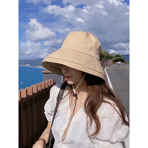 Mũ vải cụp dây rút tiện dụng chống nắng tốt (FH11)