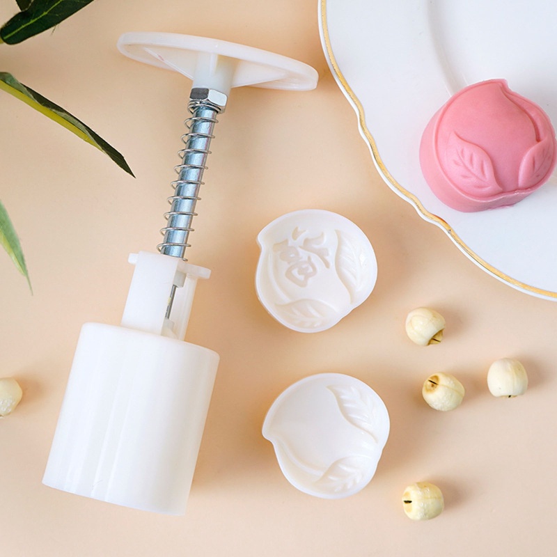 Khuôn Làm Bánh Trung Thu Hình Quả Đào Hoạt Hình DIY