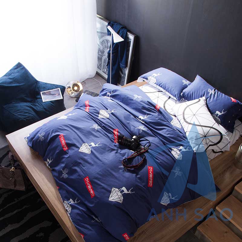 Ga giường cotton / Vỏ chăn, vỏ mền Ánh Sao mẫu mã đa dạng, được chọn màu
