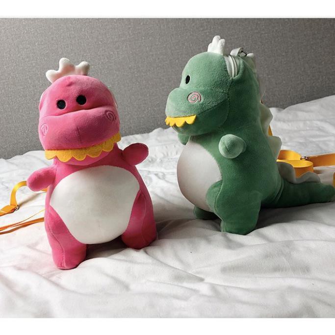 Túi đeo chéo hình thú bông khủng long siêu đáng yêu