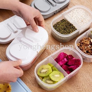 Hộp Đựng Thực Phẩm Hai Ngăn Có Nắp Đậy Tiện Lợi
