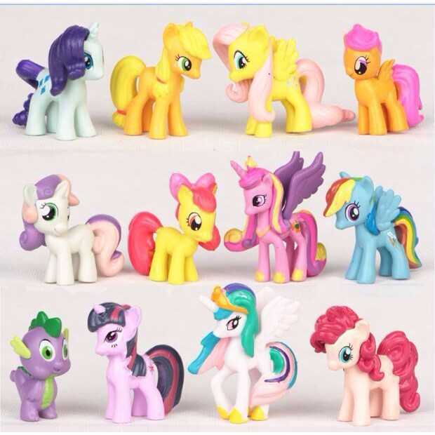 [Nhập mã TOYJUNE giảm 10K](Freeship 99k) Bộ 12 Con Ngựa Pony 7cm