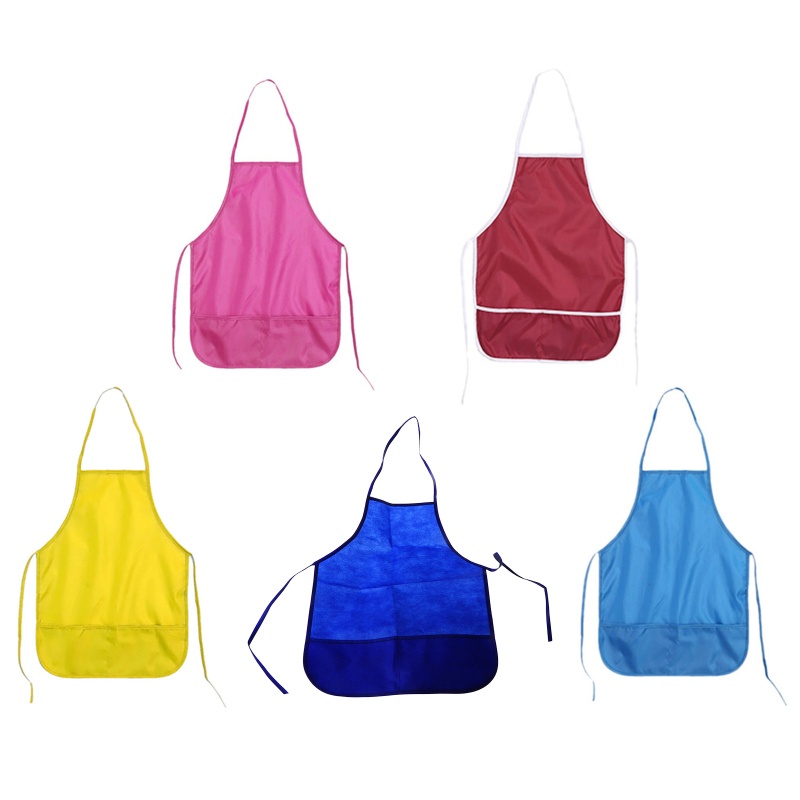 Tạp Dề In Hình Đáng Yêu Cho Bé