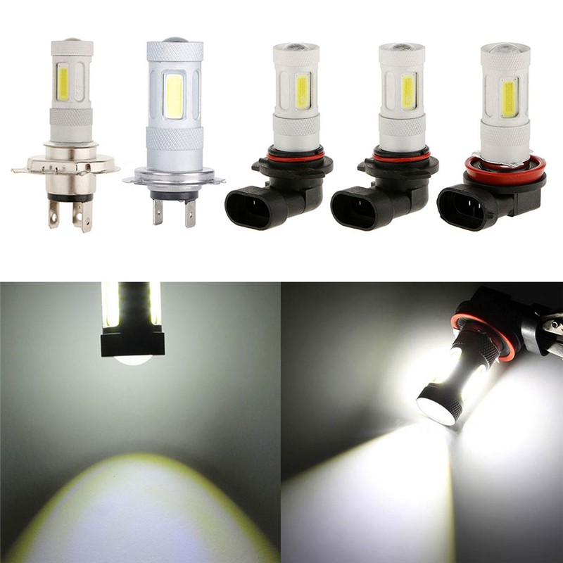 Đèn pha LED chống sương mù H4 H7 H11 9006 9005 80W COB chuyên dụng dành cho ô tô