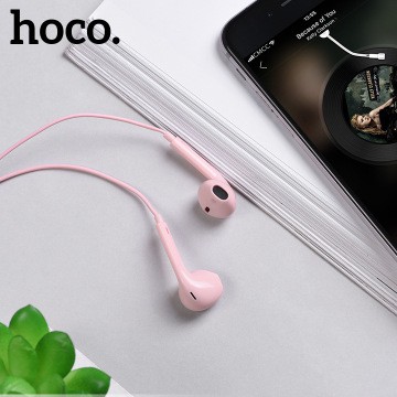 [ hàng chính hãng]Tai nghe hoco. M55 loại nhét tai kết nối dây có mic - Phù hợp với  thoại/máy tính bảng