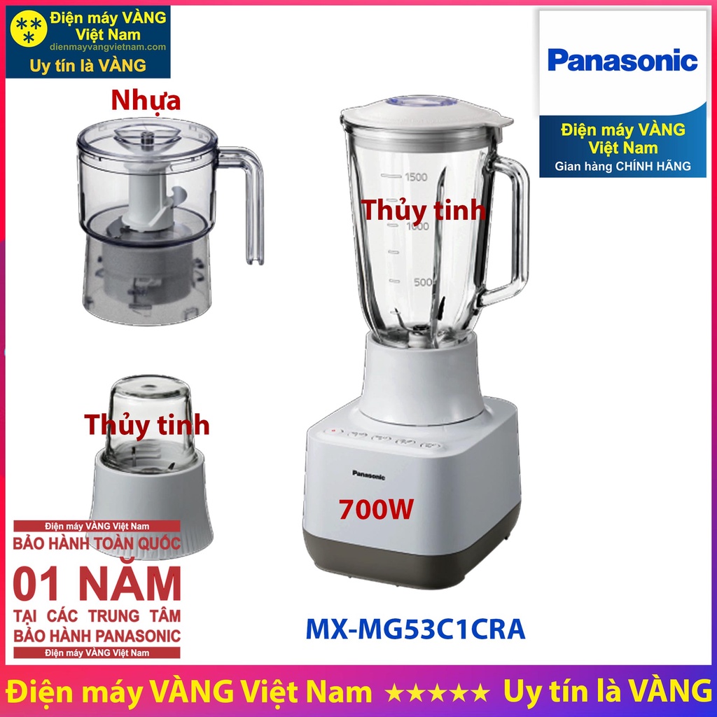 Máy xay sinh tố Panasonic MX-MP5151WRA MX-MG5351WRA MX-MG53C1CRA - Hàng chính hãng