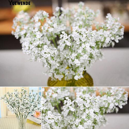 Bó 2 cành hoa chấm bi giả dùng trang trí tiệc cưới