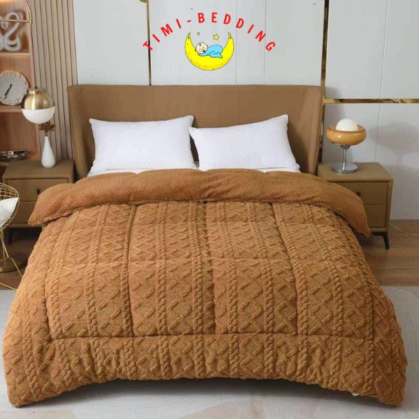 Chăn tafurong lông cừu tuyết nặng 4kg nhập khẩu, chính hãng kích thước 200 x 230 cm - Timibedding