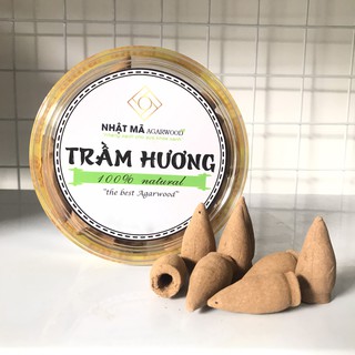 Nụ Trầm Hương Khói Ngược Hộp 30 viên - Chuyên dùng cho thác khói trầm hương, xông nhà, cửa hàng, spa, thư giãn